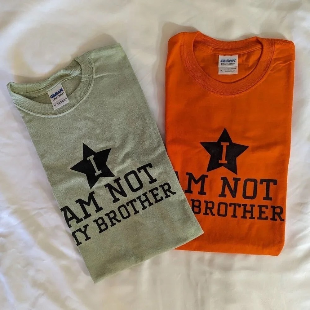 Celebrate Twins! Pair of Custom T-Shirts - Medium
